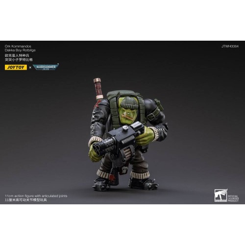 Warhammer 40k Action Figure 1/18 Ork Kommandos Dakka Boy Rotbilge 13 cm