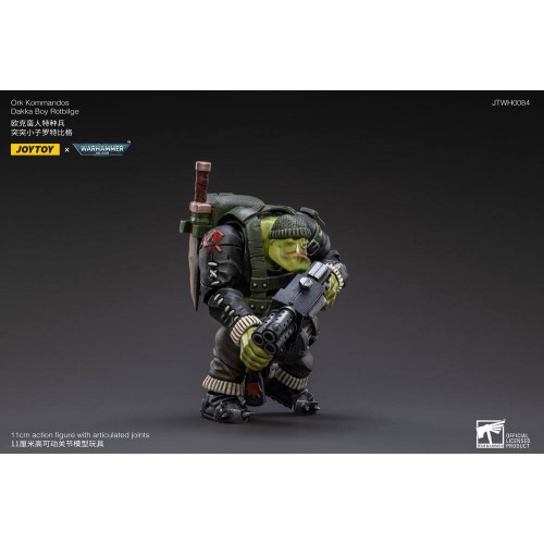 Warhammer 40k Action Figure 1/18 Ork Kommandos Dakka Boy Rotbilge 13 cm