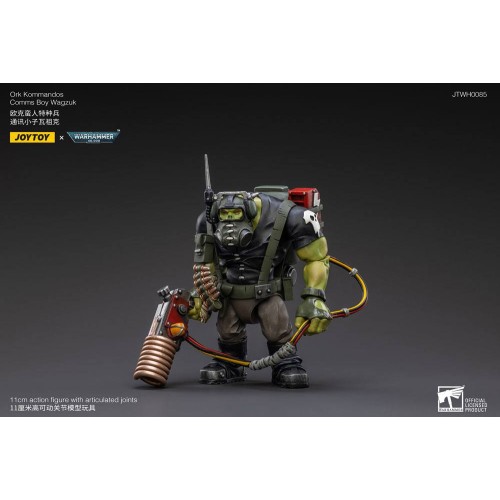 Warhammer 40k Action Figure 1/18 Ork Kommandos Comms Boy Wagzuk 13 cm