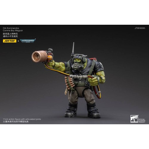 Warhammer 40k Action Figure 1/18 Ork Kommandos Comms Boy Wagzuk 13 cm