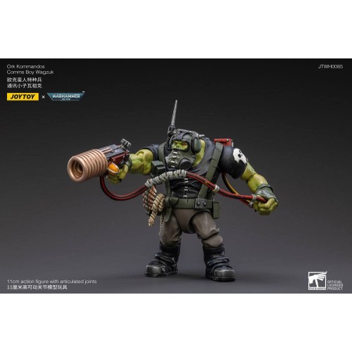 Warhammer 40k Action Figure 1/18 Ork Kommandos Comms Boy Wagzuk 13 cm