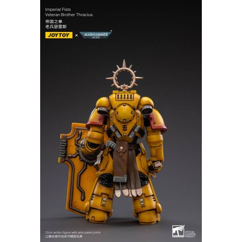 Warhammer 40k Action Figure 1/18 Imperial Fists Veteran Brother Thracius 12 cm