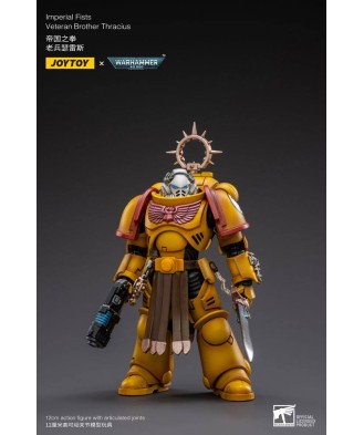 Warhammer 40k Action Figure 1/18 Imperial Fists Veteran Brother Thracius 12 cm