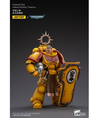 Warhammer 40k Action Figure 1/18 Imperial Fists Veteran Brother Thracius 12 cm