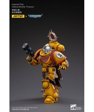 Warhammer 40k Action Figure 1/18 Imperial Fists Veteran Brother Thracius 12 cm