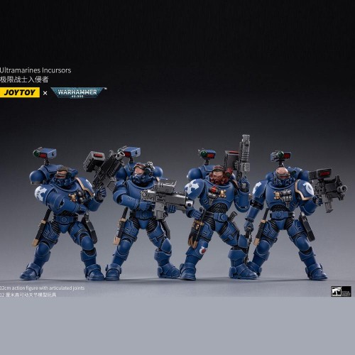 Warhammer 40k Action Figure 4-Pack 1/18 Ultramarines Incursors 12 cm