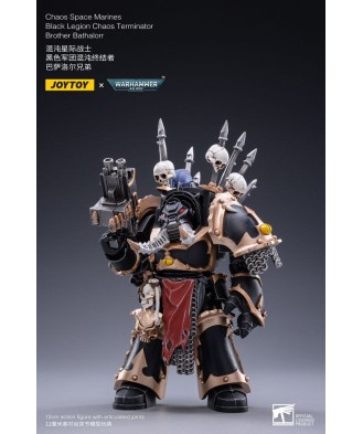 Warhammer 40k Action Figure 1/18 Black Legion Brother Bathalorr 17 cm