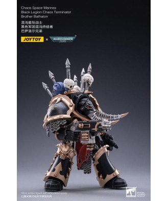 Warhammer 40k Action Figure 1/18 Black Legion Brother Bathalorr 17 cm