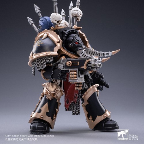 Warhammer 40k Action Figure 1/18 Black Legion Brother Bathalorr 17 cm