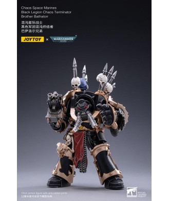 Warhammer 40k Action Figure 1/18 Black Legion Brother Bathalorr 17 cm