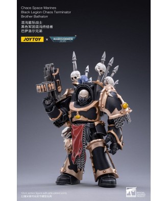 Warhammer 40k Action Figure 1/18 Black Legion Brother Bathalorr 17 cm