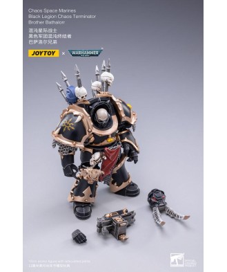 Warhammer 40k Action Figure 1/18 Black Legion Brother Bathalorr 17 cm
