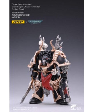 Warhammer 40k Action Figure 1/18 Black Legion Brother Gnarl 17 cm
