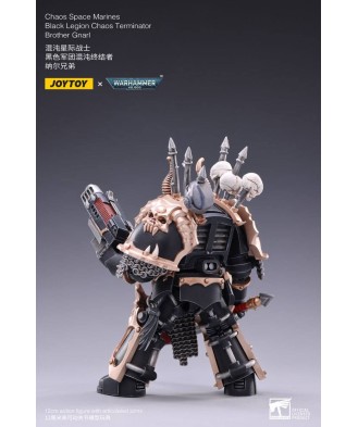 Warhammer 40k Action Figure 1/18 Black Legion Brother Gnarl 17 cm