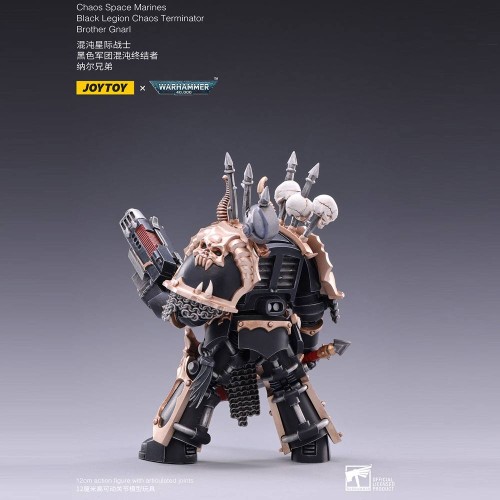 Warhammer 40k Action Figure 1/18 Black Legion Brother Gnarl 17 cm