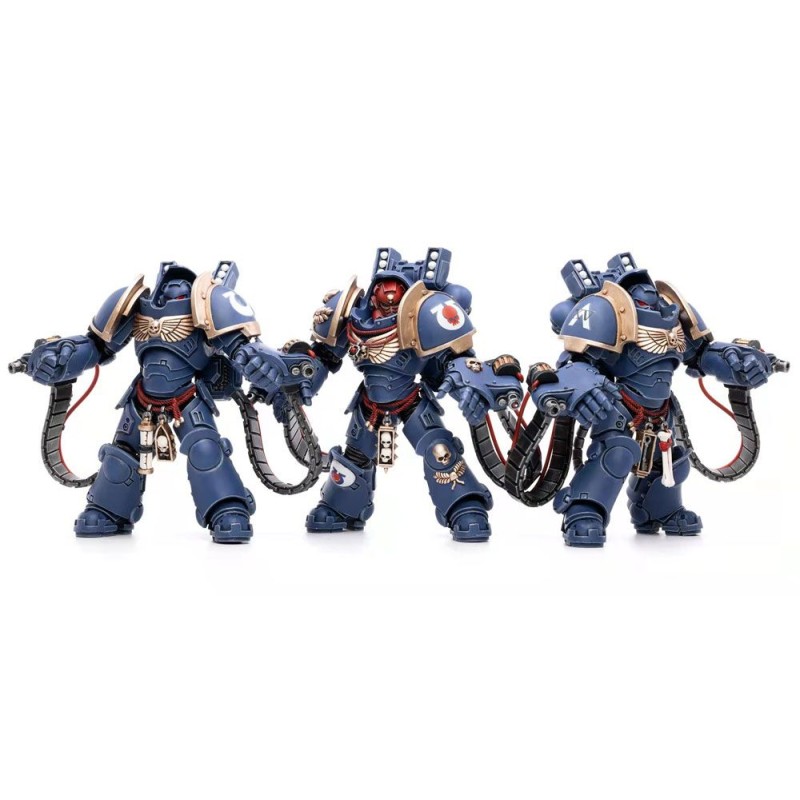 Warhammer 40k Action Figure 3-Pack 1/18 Ultramarines Aggressors 12 cm