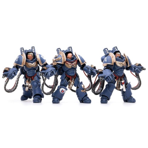 Warhammer 40k Action Figure 3-Pack 1/18 Ultramarines Aggressors 12 cm