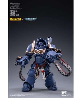Warhammer 40k Action Figure 3-Pack 1/18 Ultramarines Aggressors 12 cm
