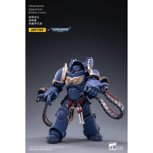 Warhammer 40k Action Figure 3-Pack 1/18 Ultramarines Aggressors 12 cm