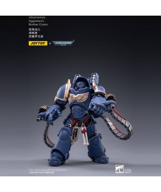Warhammer 40k Action Figure 3-Pack 1/18 Ultramarines Aggressors 12 cm
