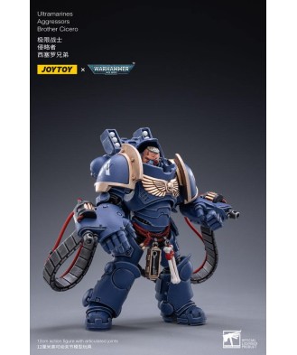 Warhammer 40k Action Figure 3-Pack 1/18 Ultramarines Aggressors 12 cm