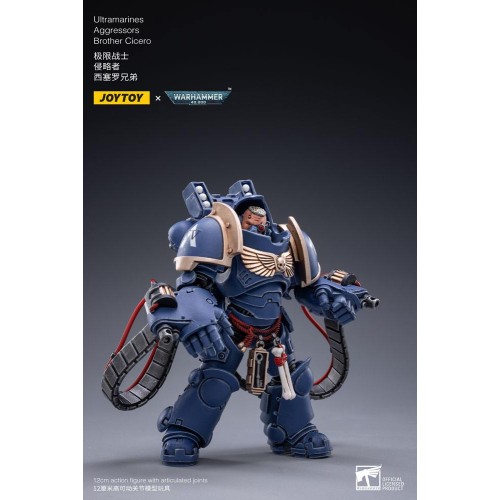 Warhammer 40k Action Figure 3-Pack 1/18 Ultramarines Aggressors 12 cm
