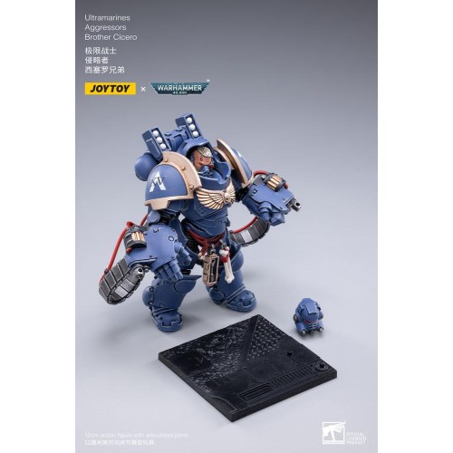 Warhammer 40k Action Figure 3-Pack 1/18 Ultramarines Aggressors 12 cm