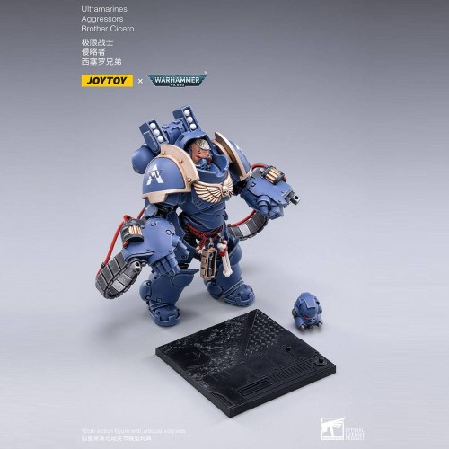 Warhammer 40k Action Figure 3-Pack 1/18 Ultramarines Aggressors 12 cm