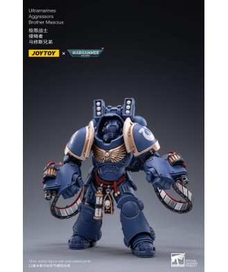 Warhammer 40k Action Figure 3-Pack 1/18 Ultramarines Aggressors 12 cm