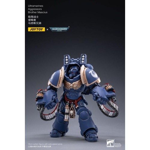 Warhammer 40k Action Figure 3-Pack 1/18 Ultramarines Aggressors 12 cm