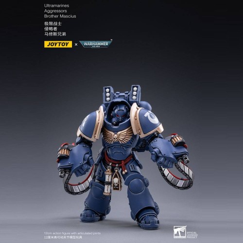 Warhammer 40k Action Figure 3-Pack 1/18 Ultramarines Aggressors 12 cm