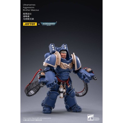 Warhammer 40k Action Figure 3-Pack 1/18 Ultramarines Aggressors 12 cm