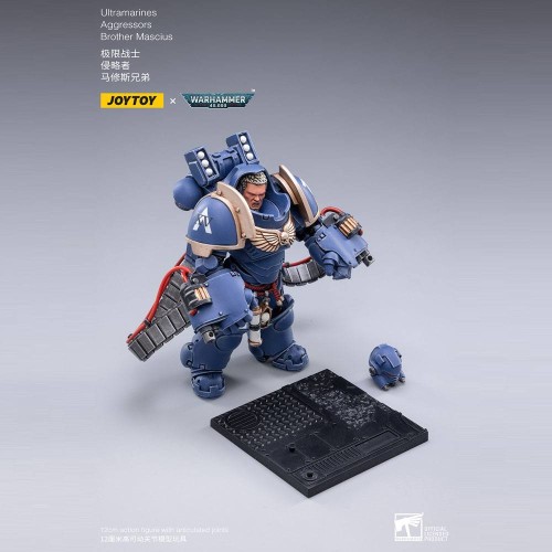 Warhammer 40k Action Figure 3-Pack 1/18 Ultramarines Aggressors 12 cm