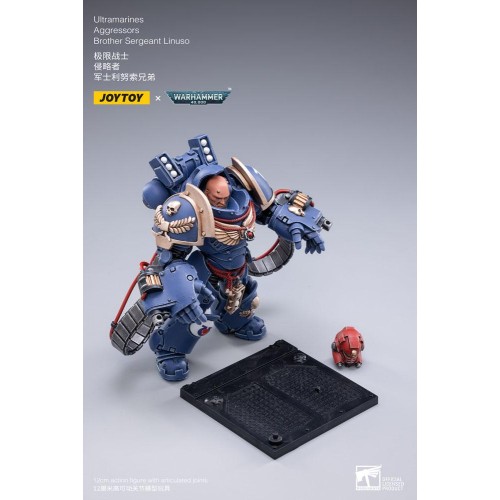 Warhammer 40k Action Figure 3-Pack 1/18 Ultramarines Aggressors 12 cm
