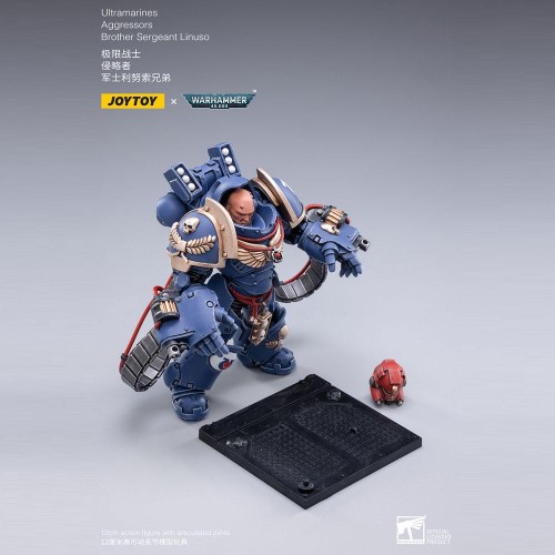 Warhammer 40k Action Figure 3-Pack 1/18 Ultramarines Aggressors 12 cm