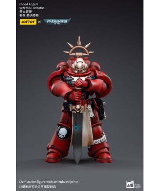 Warhammer 40k Action Figure 1/18 Blood Angels Veteran Laenatus 12 cm