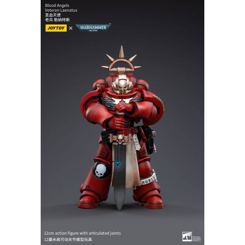 Warhammer 40k Action Figure 1/18 Blood Angels Veteran Laenatus 12 cm