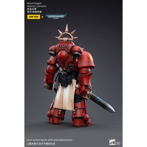 Warhammer 40k Action Figure 1/18 Blood Angels Veteran Laenatus 12 cm