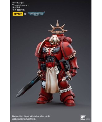Warhammer 40k Action Figure 1/18 Blood Angels Veteran Laenatus 12 cm