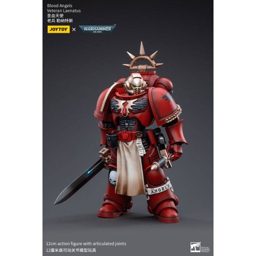 Warhammer 40k Action Figure 1/18 Blood Angels Veteran Laenatus 12 cm