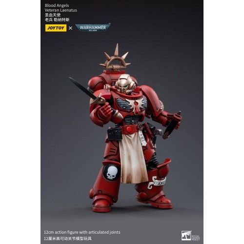 Warhammer 40k Action Figure 1/18 Blood Angels Veteran Laenatus 12 cm