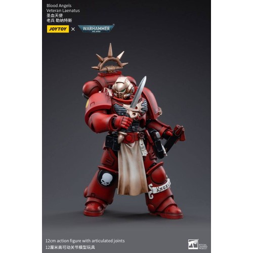 Warhammer 40k Action Figure 1/18 Blood Angels Veteran Laenatus 12 cm