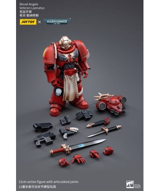 Warhammer 40k Action Figure 1/18 Blood Angels Veteran Laenatus 12 cm