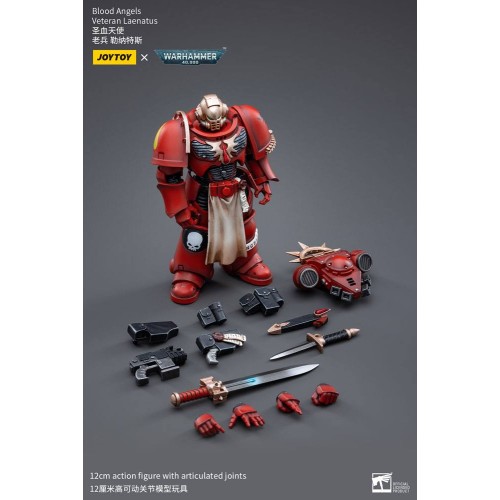 Warhammer 40k Action Figure 1/18 Blood Angels Veteran Laenatus 12 cm