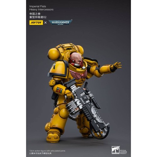 Warhammer 40k Action Figure 1/18 Imperial Fists Heavy Intercessors 02 13 cm