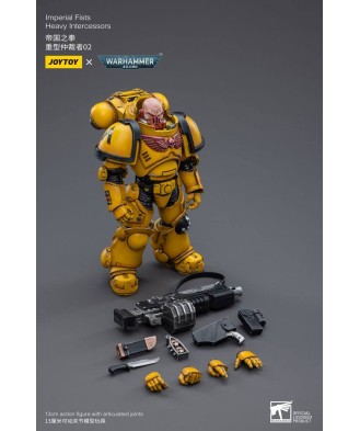 Warhammer 40k Action Figure 1/18 Imperial Fists Heavy Intercessors 02 13 cm