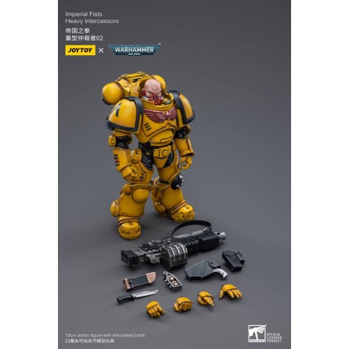 Warhammer 40k Action Figure 1/18 Imperial Fists Heavy Intercessors 02 13 cm