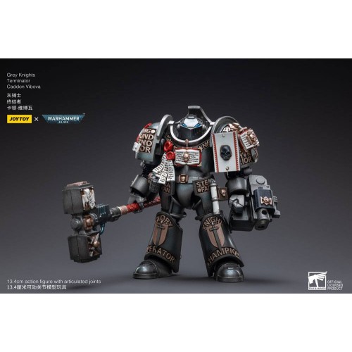 Warhammer 40k Action Figure 1/18 Grey Knights Terminator Caddon Vibova 13 cm