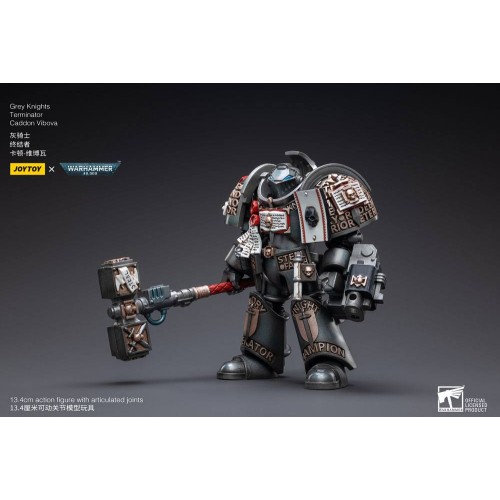 Warhammer 40k Action Figure 1/18 Grey Knights Terminator Caddon Vibova 13 cm