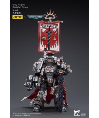 Warhammer 40k Action Figure 1/18 Grey Knights Castellan Crowe 12 cm